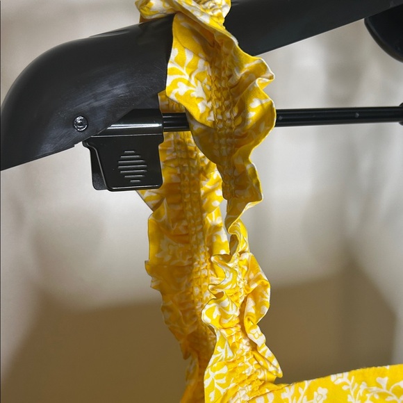 H&M Bright Yellow Dress with White Floral Design - Picture 6 of 10